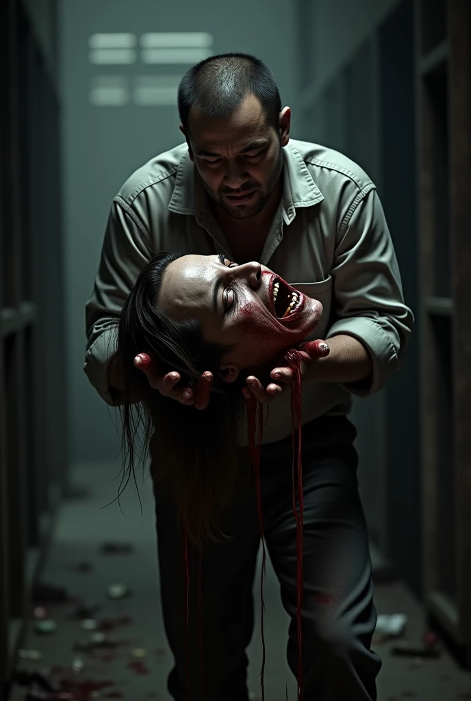 Bloody corpse