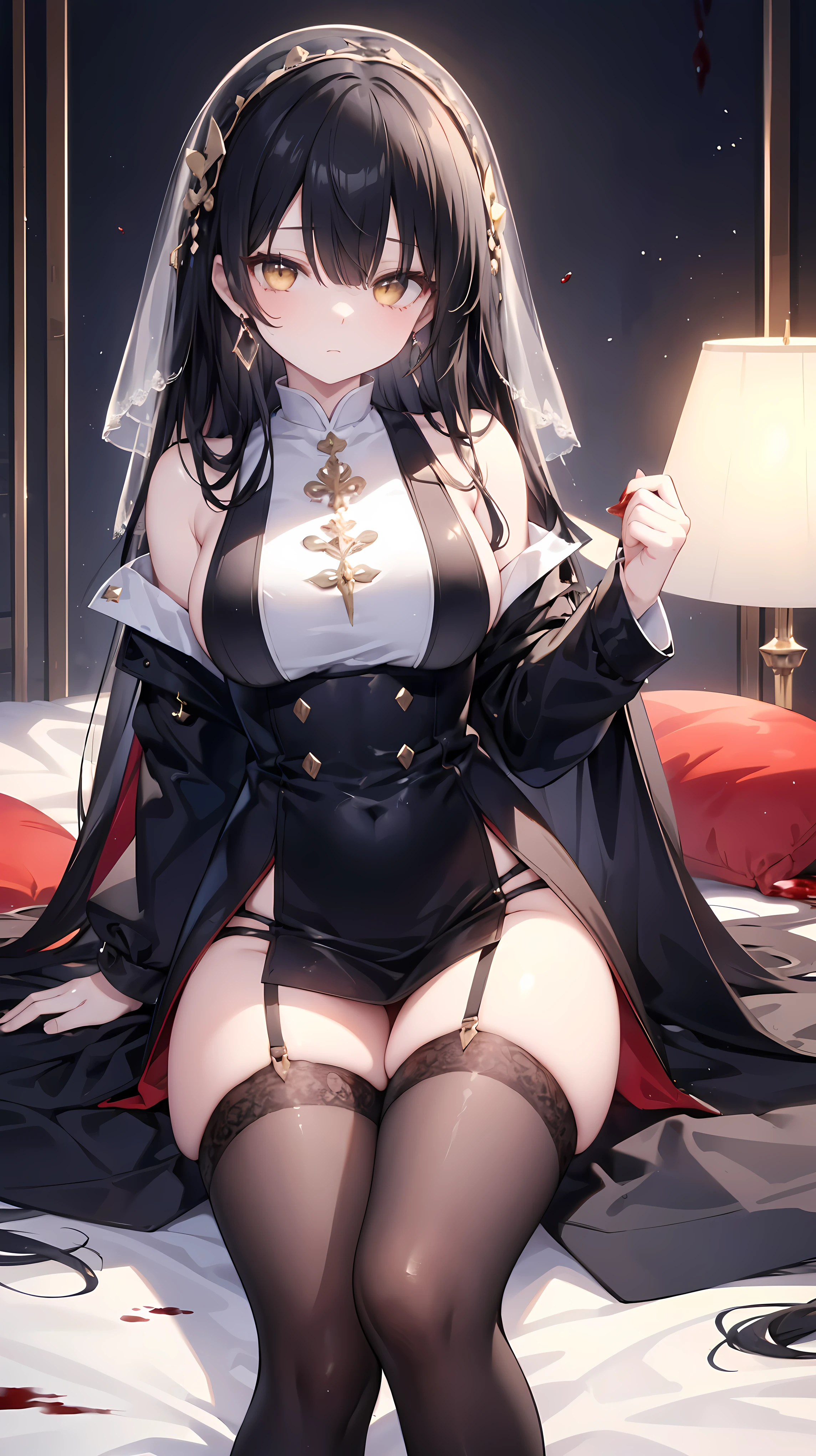 ((Highest quality)), ((masterpiece)), (detailed), One person, sexy. clergyman. Nuns.Long Breasts. Big ass. Thick legs. pale skin.