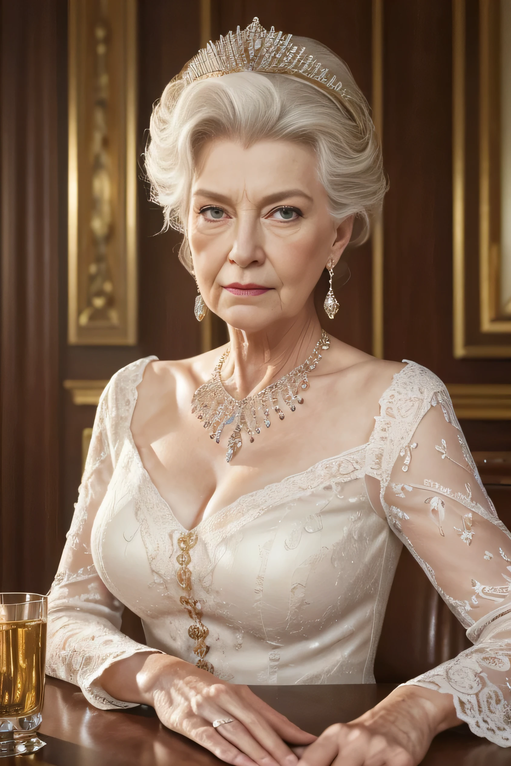 ( best quality ,4K,8k, high resolution, artwork :1.2), Full Body Portraits , very detailed,( realistic,photo realistic,photo- realistic:1.37), hall for people over 60 々Barrel Madame, queen ,Dominant expression, ( Nancy Patricia D ........'Alexander Pelosi:1.1), elegant person suitable for mature women over 60々 , Rich curves, Wrinkled face , long hair, Intense aura, noble domination , In the bedroom, In the garden, On the Streets of New York , show me a , good, I' I'm looking forward to it ,