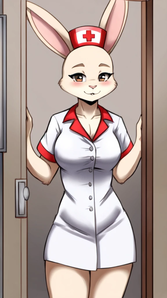 (masterpiece), ((perfect anatomy)), (high Res), (4k), bandicoot, green eyes, blonde hair, huge breast, wide hips, (((wet full body skin tight nurse outfit))), happy, (anime artstyle), (((solo))), narrow waist, (((raining))), (((storm))), (((at night))), (((wet))), in the dark, ((wet clothes))