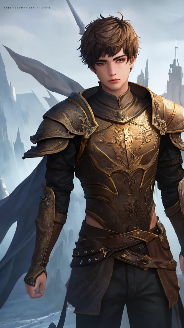 a masterpiece ultrarealistic ultradetailed portrait of beautiful full armored magic knight strong man baroque renaissance. medium shot, intricate, elegant, by stanley artgerm lau, wlop, rossdraws, james jean, andrei riabovitchev, marc simonetti, background by james jean, light by julie bell, porcelain skin. global illumination. vfx