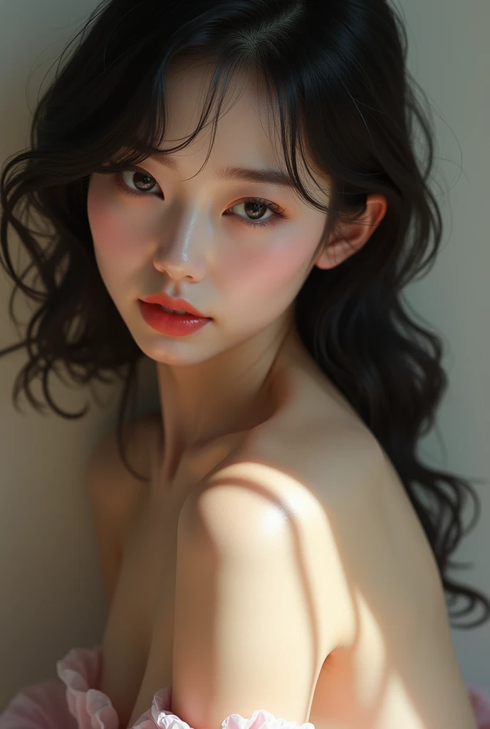Realな写真、18 years old、Of Japanese、NUDE、naked、Detailed chest、Detailed face and body、Natural lighting、High resolution、Photorealistic、(Highest quality、8k、High resolution、masterpiece:1.2)、Super detailed、(Real、Photorealistic、Photorealistic:1.37)、Realな肌の質感、Detailed eyes and lips、Beautifully detailed face、Long eyelashes、Smooth Skin、Natural body shape