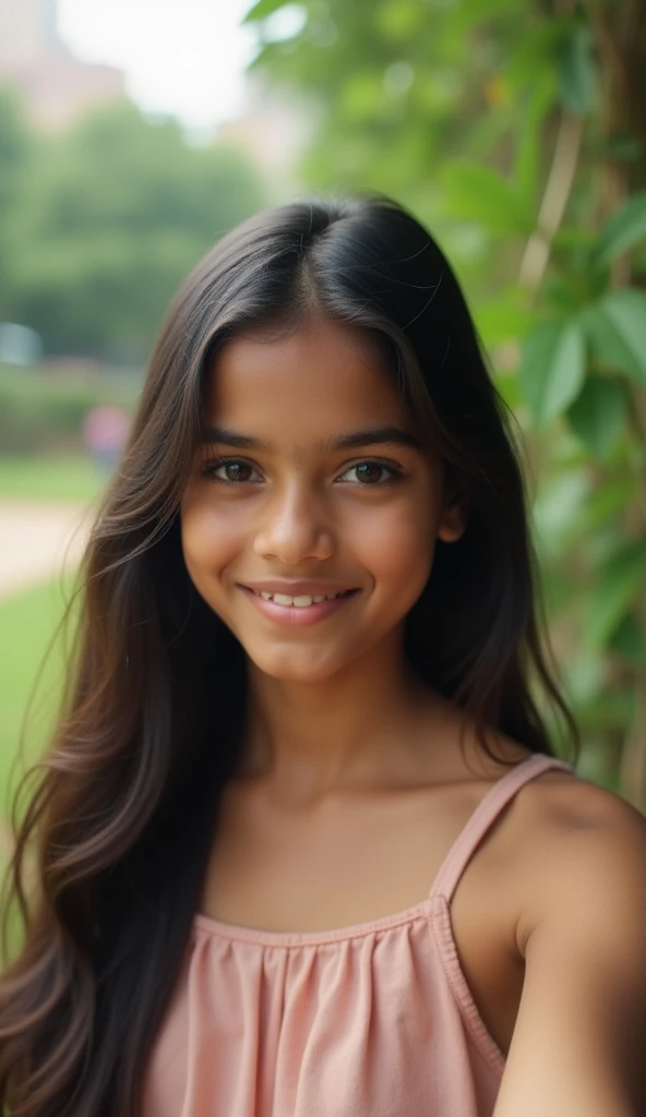 Teenage woman showing her chichis 