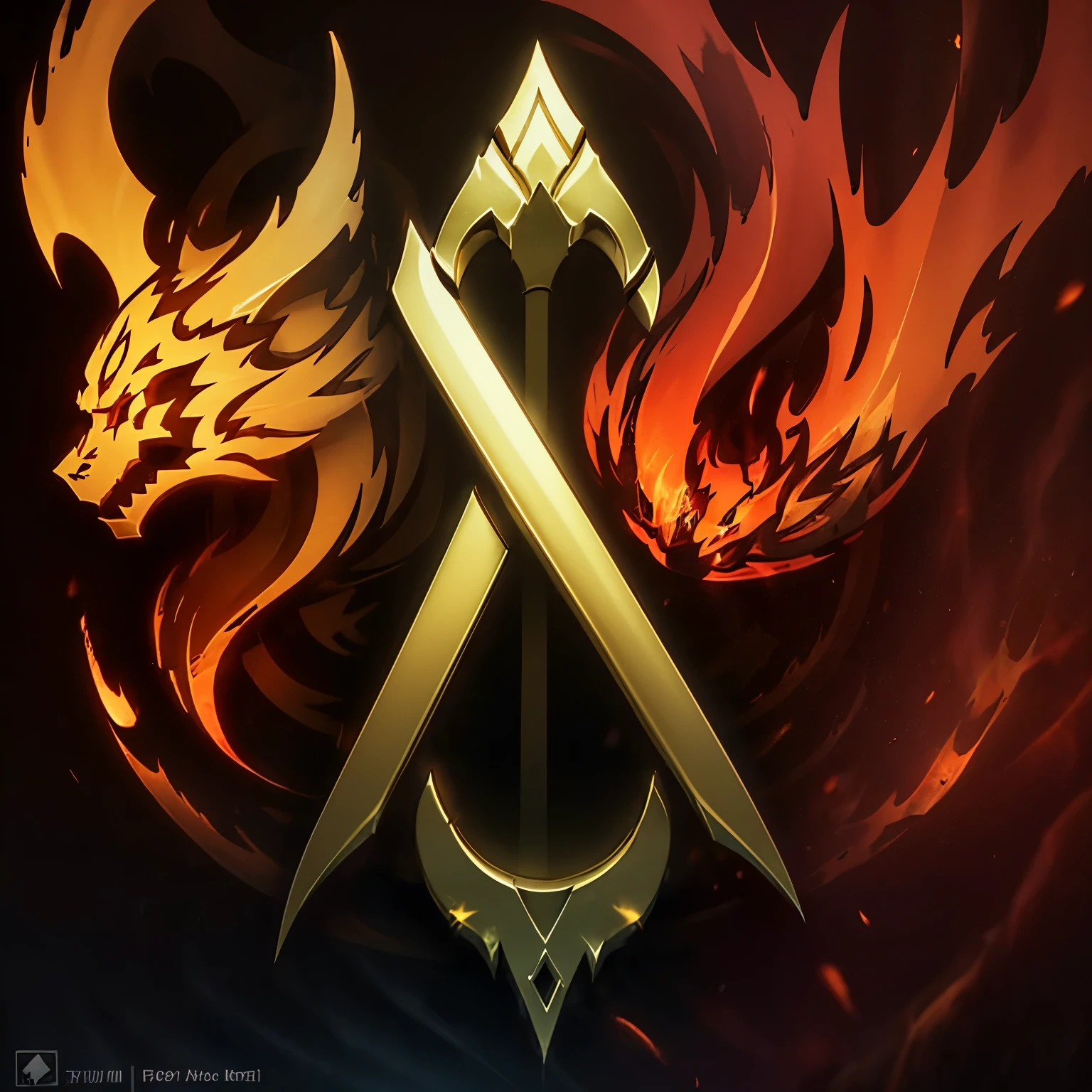 a combustion logo, for a fiery faction in an RPG world, Fire emblem, strong, Only color orange , brave, chic, symmetrical, elegant, white background