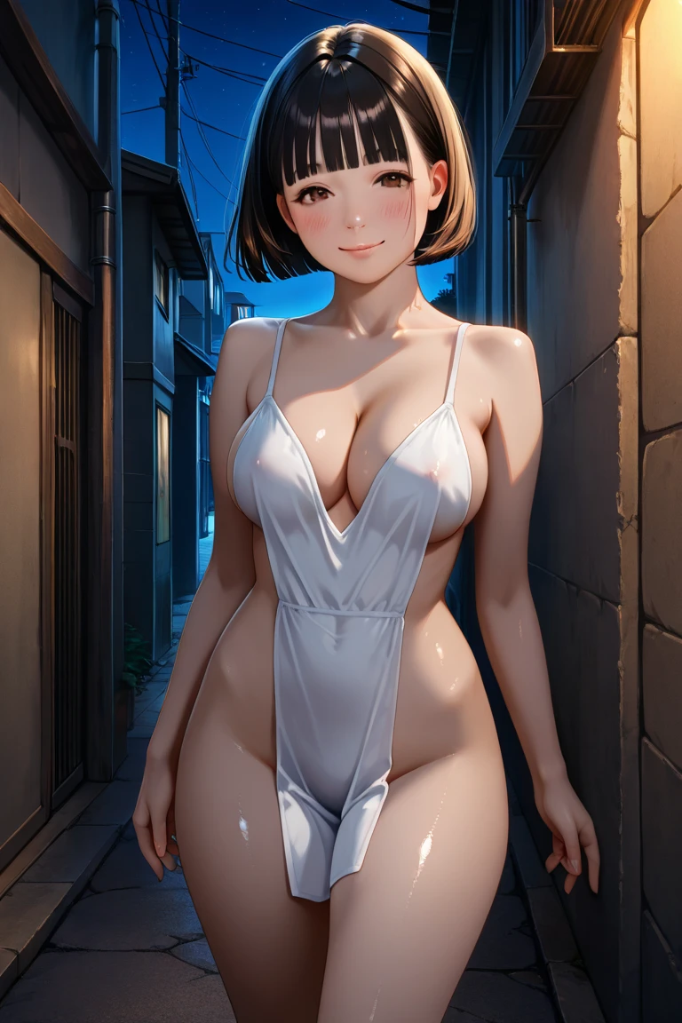 Outdoor, night, full moon, Lakeside, Two Girls、Lesbian、Full nudity、(((masterpiece, Highest quality, High resolution, 超High resolution, Pixel perfect, Written boundary depth, 4K, RTTX10.0))), Beautiful Anime Women, Beautiful art style, Anime characters, ((Smooth texture, Realistic texture)、