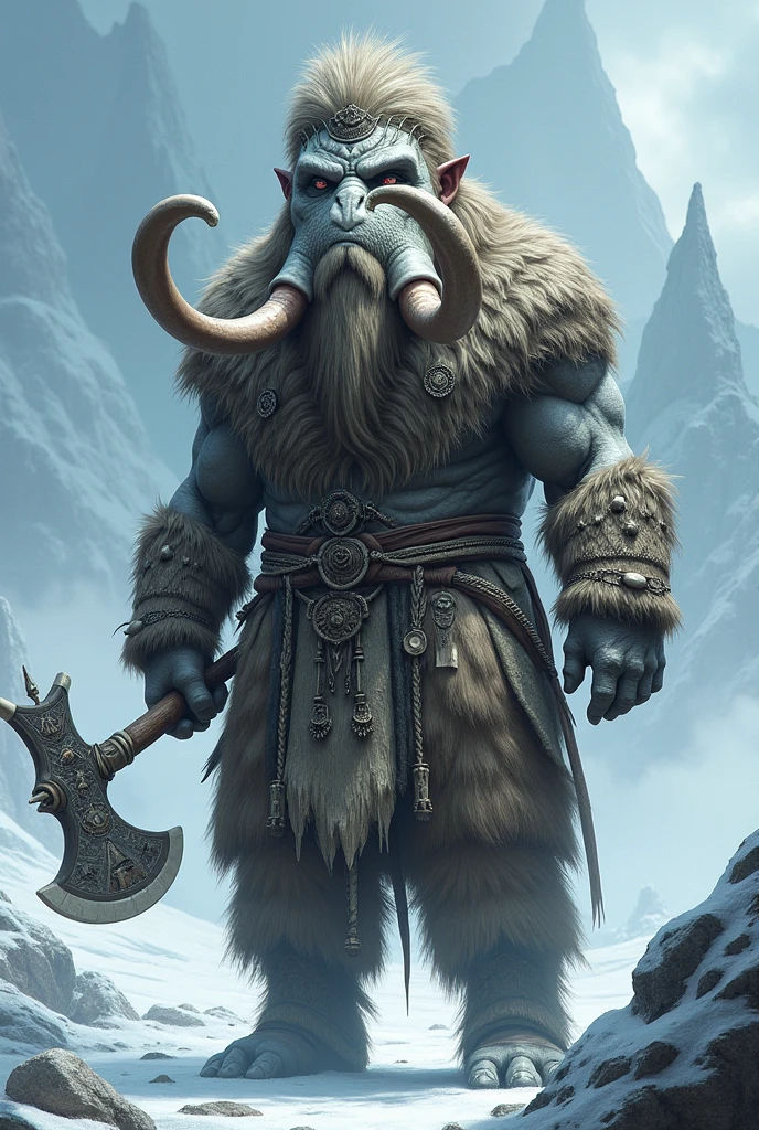 (realistic:1.5), solo, the nord troll, full body shot, <lora:EdobESO_XL_v1.0:0.8>