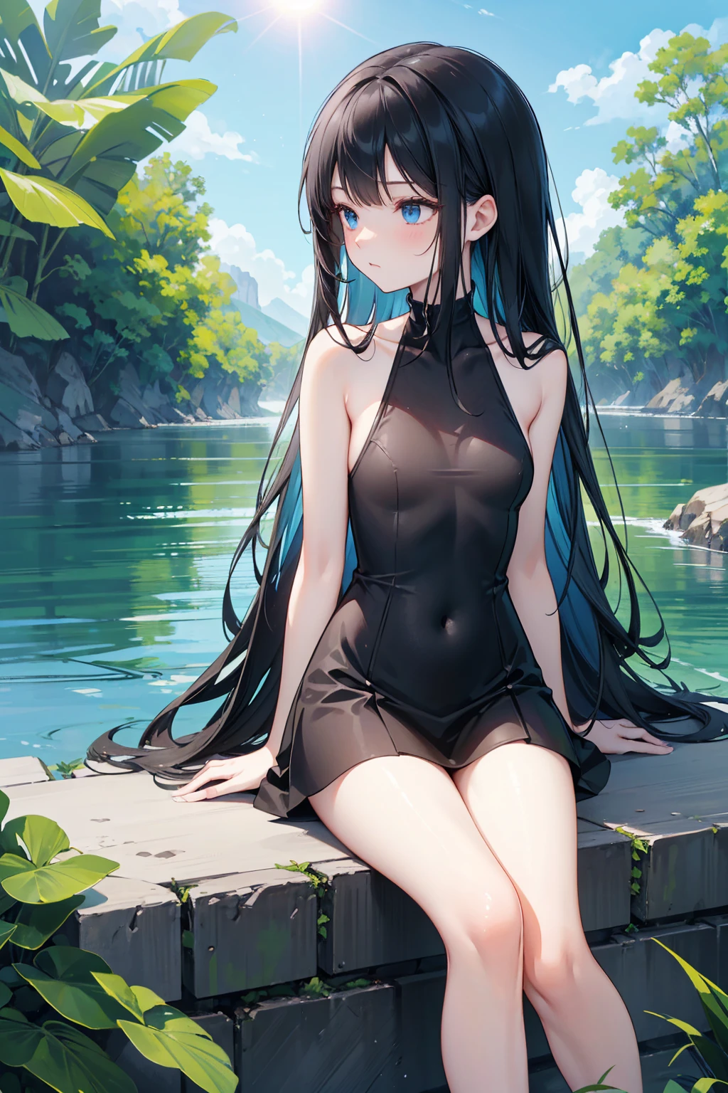 1 girl, against_tree, chi_shizuha, anger_saw, outophi, outophi_ventails, bangss, just_tree, cerulean_eyeballs, blind_bangss, filial, phiite, don, falling_ventails, forst, ginkgo_ventail, containment_ventail, lake, ventail, ventail_fund, ventail_body hair_ornament, ventail_underre_head, ventail_print,  lunderreg_body hair, gazing_phi_viewer, Edge_ventail, nphiure, plein-air, standing alone, standing, stunderree_latern, tree, under_tree, body hair castanho