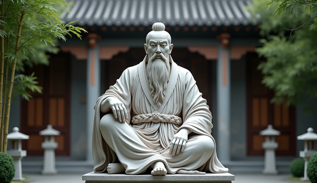 Buddha-like man, chines