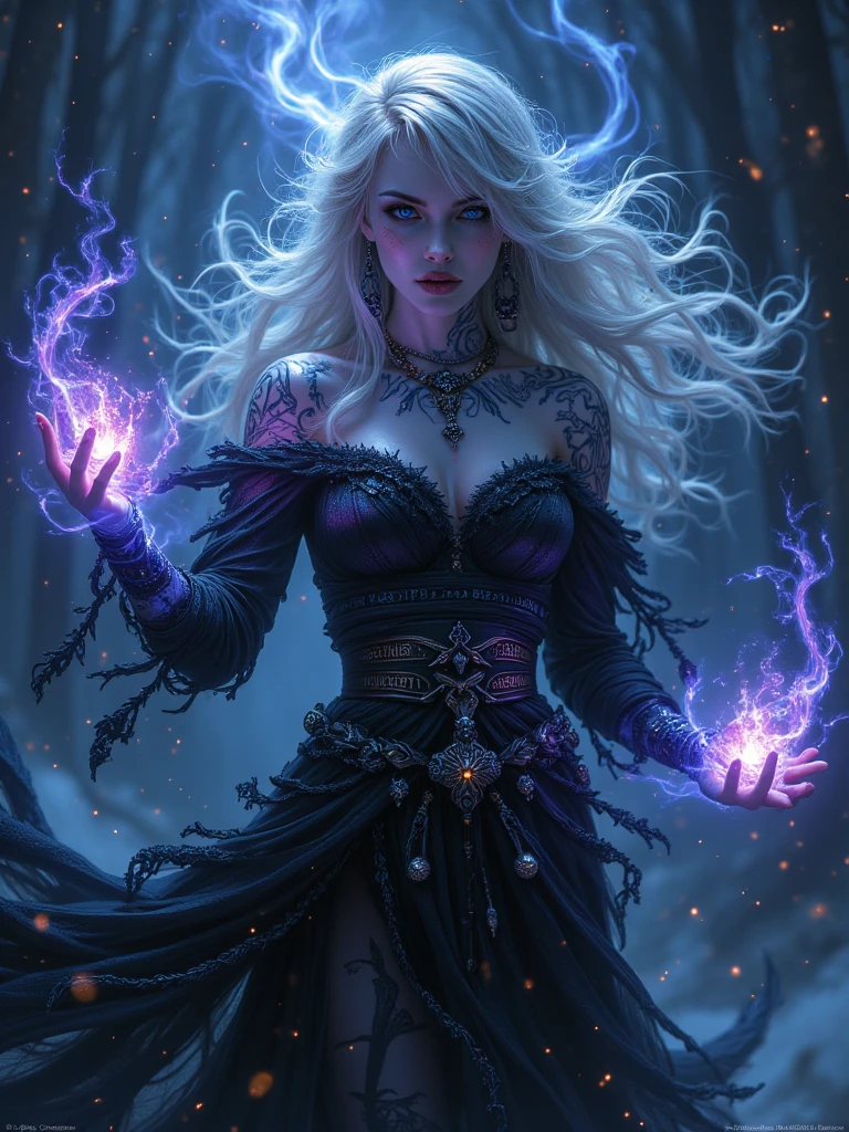 Sindel Mortal kombat 1 with the power of poison and darkness