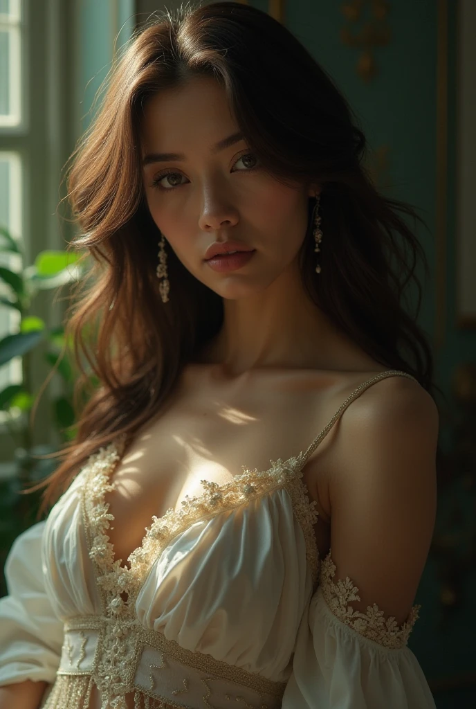 Beautiful girl with big boobs