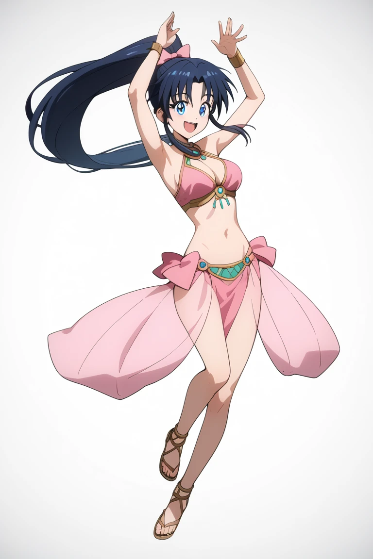 (masterpiece, best quality), 1girl, <lora:alvida_one_piece:1> alvida, jewelry, bikini, bikini top only