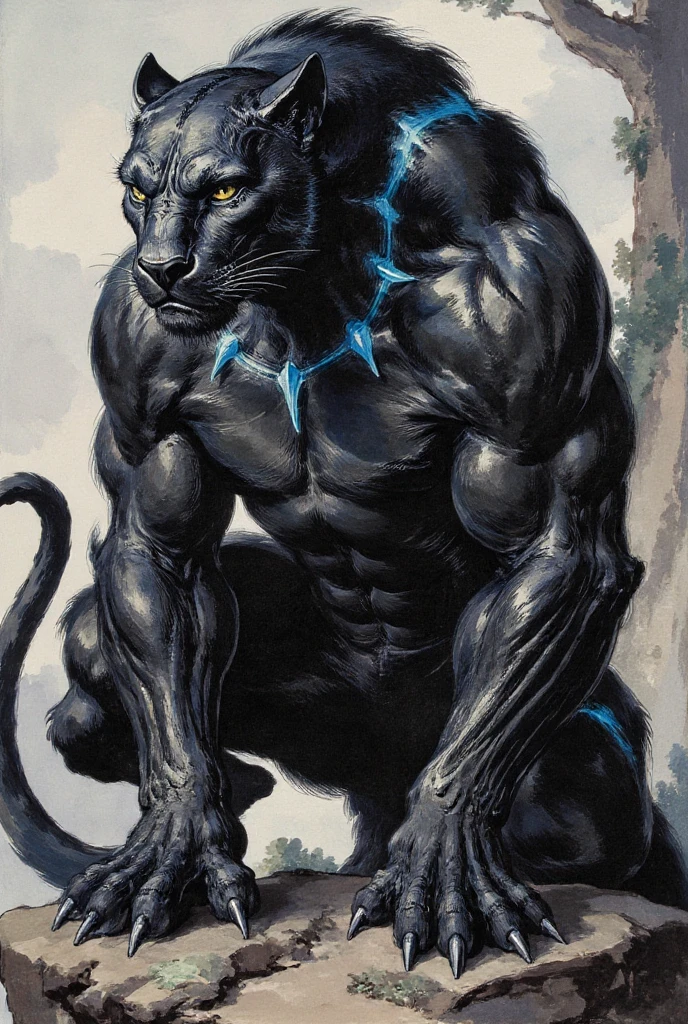 by Tsutomu Nihei,(strange but extremely beautiful:1.4),(masterpiece, best quality:1.4),in the style of nicola samori,MCU Black Panther,<lora:add-detail-xl:1>,<lora:xl_more_art-full_v1>,<lora:NicolaSamori:0.7>,<lora:Ukiyo-e Art:0.8>,Ukiyo-e Art,<lora:Alphonse Mucha Style:0.8>,Alphonse Mucha Style page