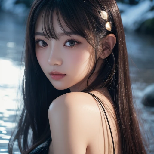 a warrior girl desert, bokeh, circlet, bikini top, pelvic curtain, loincloth, earrings, bracelet, high resolution, cinematic, raw photo, masterpiece, intricate, beautiful face, beautiful lips, looking at viewer, tight cleavage, colossal tits