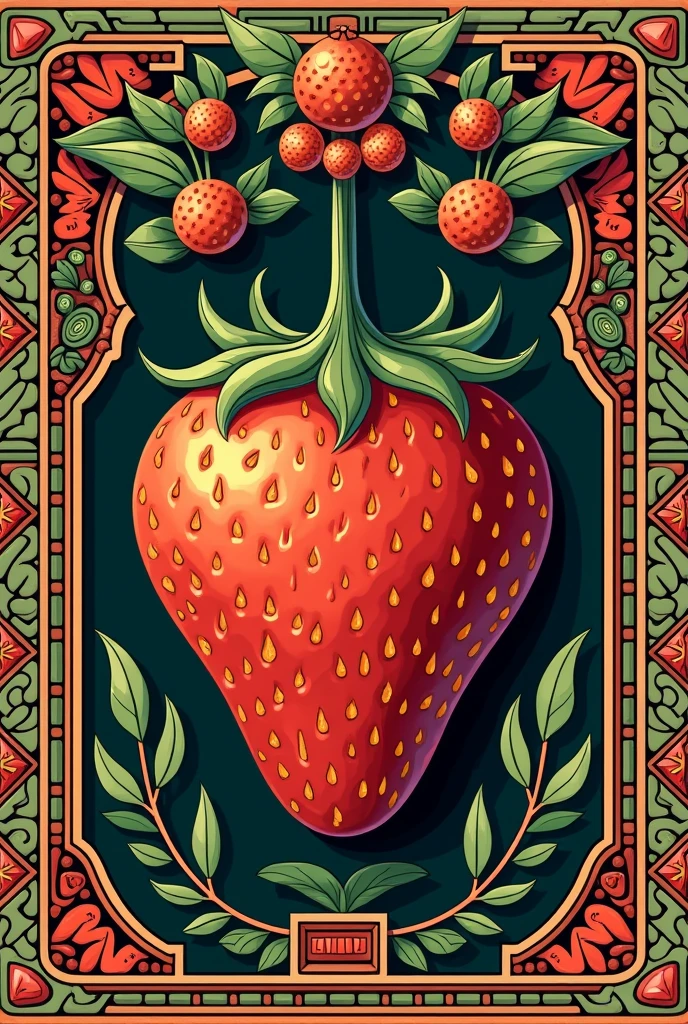 no. As if the Aztecs had drawn the strawberry
