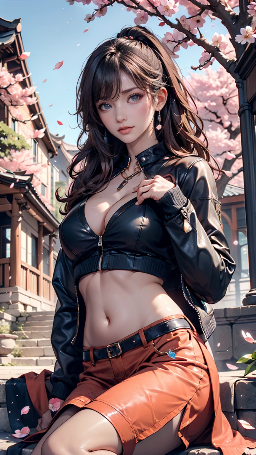 highest quality, masterpiece, (Realistic:1.4), 1 girl, A light smile, Collared shirt, Upper Body, Dramatic lighting, From below