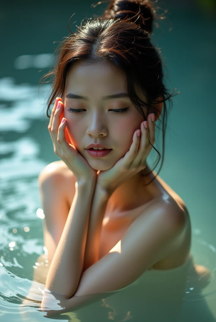 (Best quality,8K,Huang Li,A beautiful girl, (Whole body:1.2), (Completely naked:1.5),(((National Science Foundation,無毛陰戶流出淫water))),Outdoor sports,White background,acrylic paint,((Splash of Conk splash、Splash of Color)), photoPractical,Practical,photography,masterpiece,Best quality,Extremely detailed,moon,Flowers in bloom,water,dice,Bust too big,Can't wear,Chinese goddess, Skin is moist and shiny!!,, Realistic perfect body, Realistic gravure idol, Surreal picture, Beautiful body and face,The face is illuminated, Dynamic Lighting, Maximum details, Very detailed content,, Genuine Leather, Exquisite facial features, May trigger negative emotions,collar,Rabbit ears)