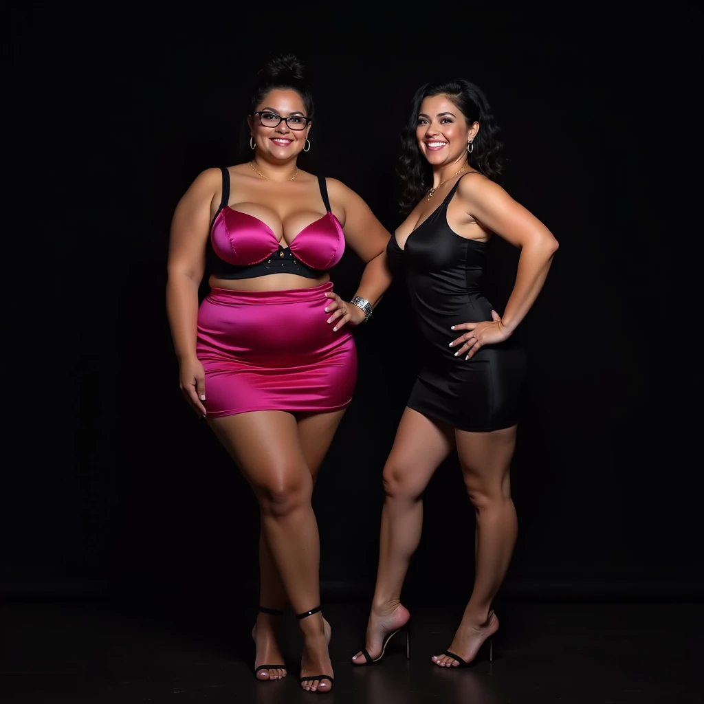 Curvy 50-year-old with skirt, Bra D full body photo, High Heels, im Kornfeld 