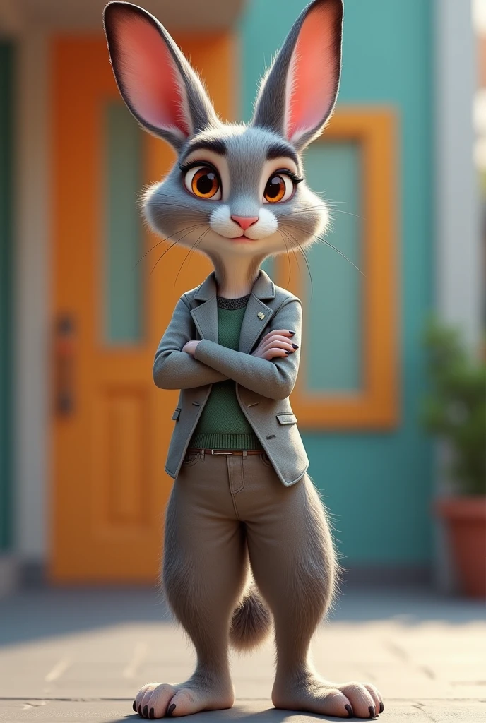 The rabbit that seems to come from the movie Zootopia , has amber ...
