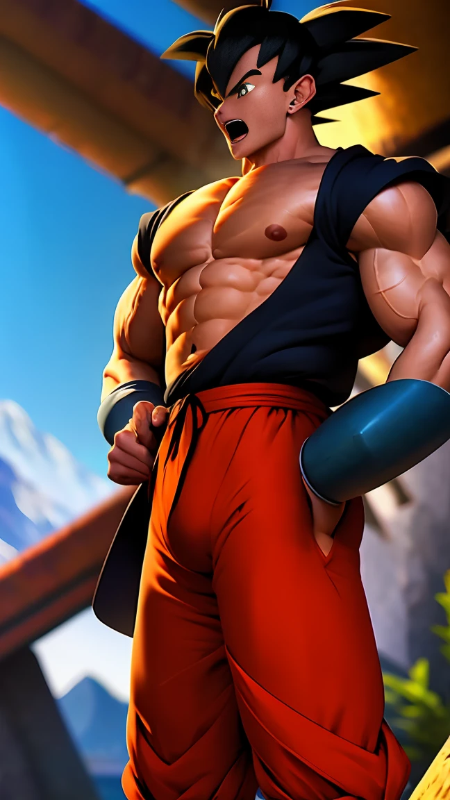 Monkey D. Luffy em sua forma Gear 5, as seen in One Piece. He's in a dynamic pose, with his body engulfed in red and black flames, emanating an intense aura. Your muscles are visibly enlarged, reflecting your increased strength. Luffy has his characteristic confident and determined smile, eyes shining with energy. Your straw hat is firmly placed on your head, and he&#39;s wearing his iconic pirate costume, with the straw hat flag visible. The background shows a tumultuous maritime environment, with waves and dark clouds, highlighting your aura of power. Image quality is detailed, with crisp textures and vibrant colors, capturing the full intensity of the moment.
