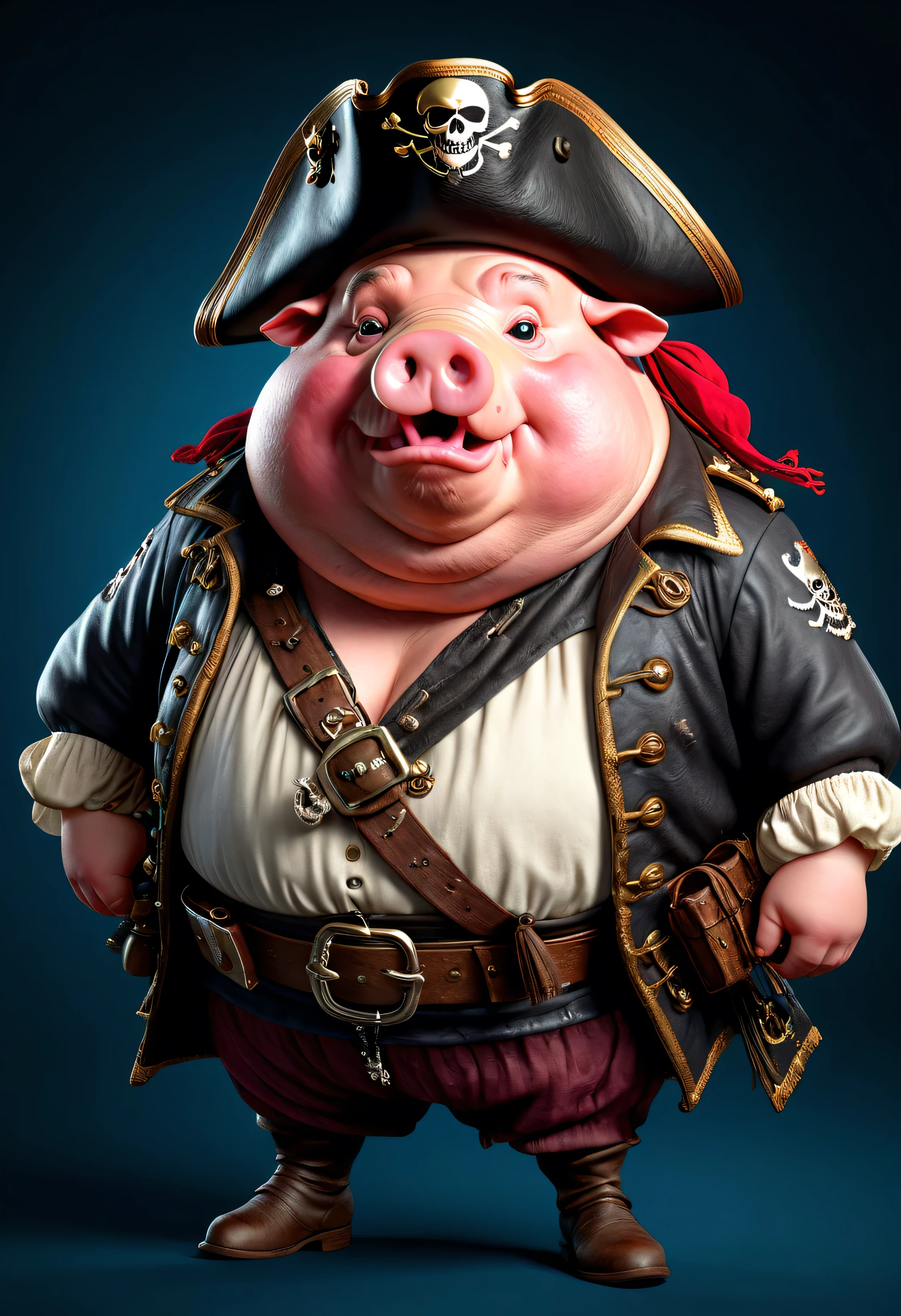a pig, Pirate , thug