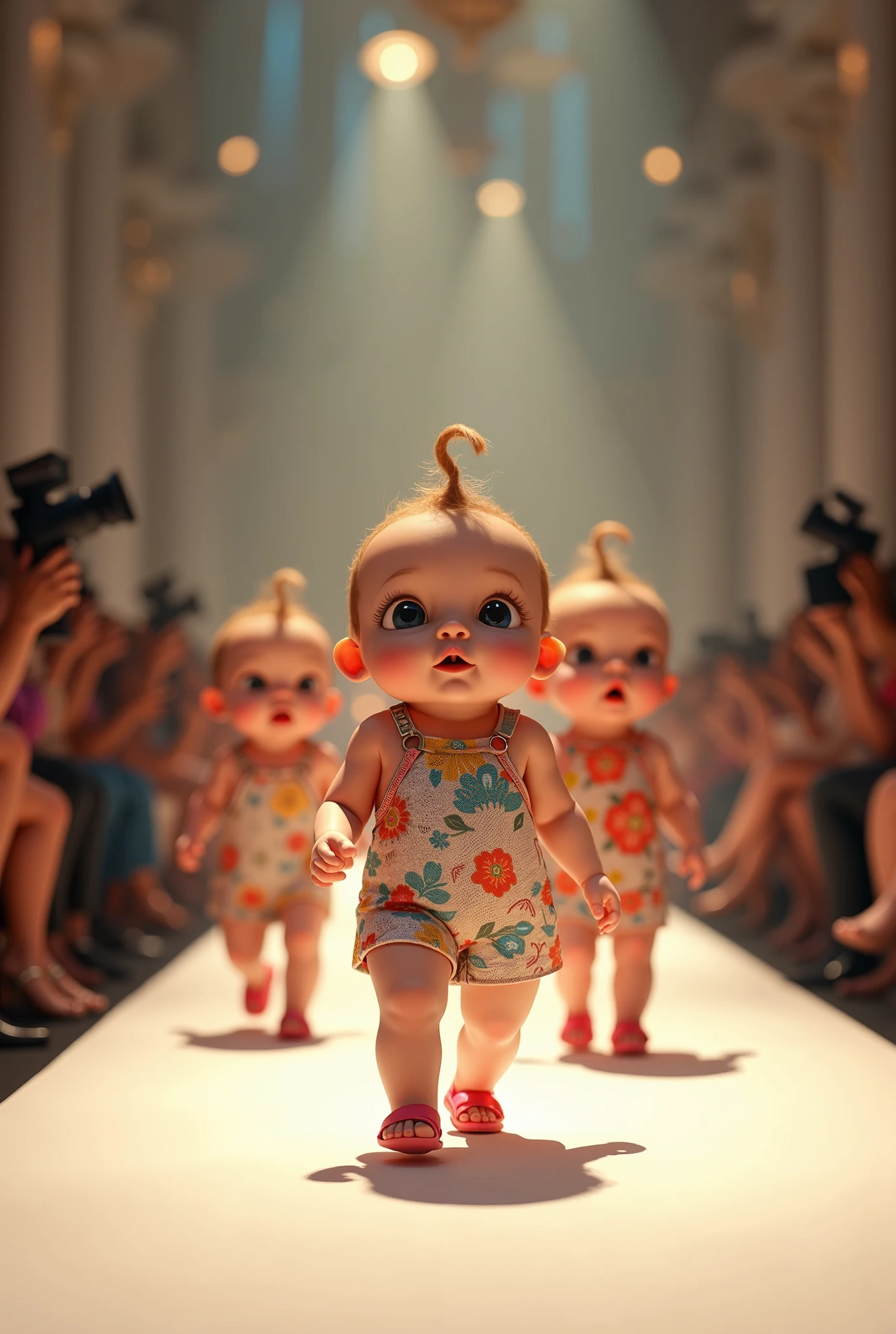 baby fashion show Runway pacifier