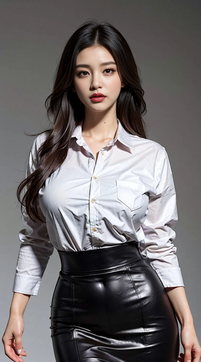 masterpiece,ultra detailed,black cap,patterned white short shirt,denim short pants,(tanned skin),plump mature face,,curvy body,brown hair,(tareme),make-up,black silk jacket,28 years old,seductive female,thick make-up