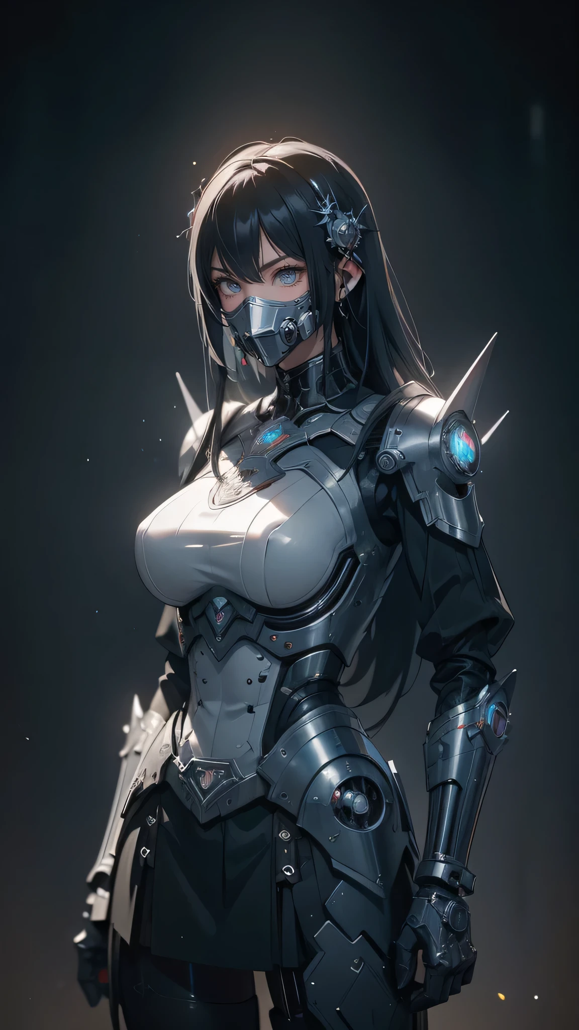 there are many people in helmets and helmets with gas masks, dieselpunk cyborgs, nekro xiii, symmetrical dieselpunk warrior, nekro iii, nekro borja, machine noir dieselpunk grimcore, movie still of aztec cyborg, nekro, highly detailed cgsociety, robot cyborgs
