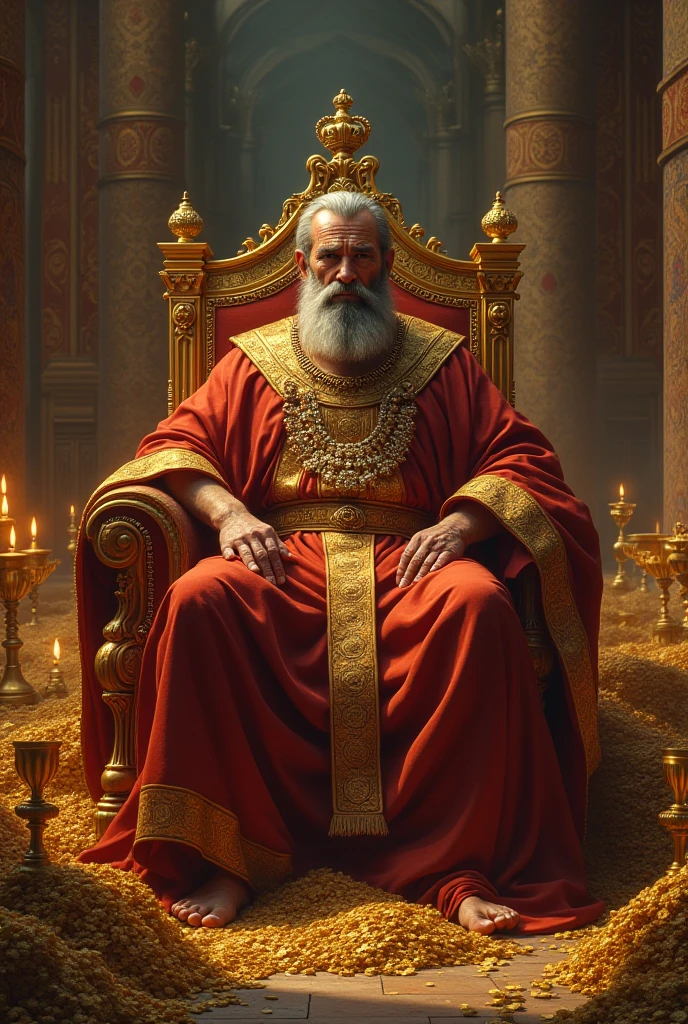 [[[Ultra detailed, best quality, beautiful, 4K, detailed faces, medieval story, detailed emotional eyes, detailed belly ,detailed printing big cock bulge through robe, detailed big muscles]]], a dominant horny face sexy fat huge chennai indian moustached man standing in throne room with a crown, white hair, thick moustache, white chest hair, king's robes, king, huge body, carpet, windows, curtains, living room, sitting on the sofa barefeet




