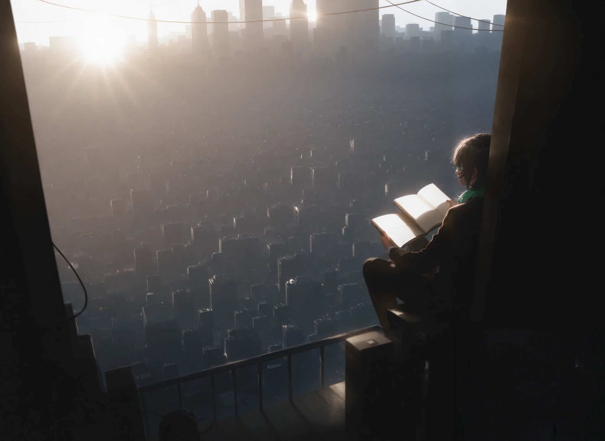 (( masterpiece, )),  high resolution , 8K, Movie Lighting,  high contrast ,City,City,diary,daily,Sunlight