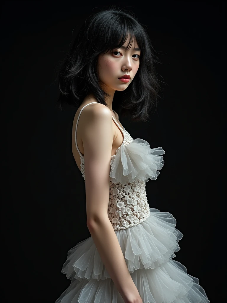1 Japan Female、Black Hair、20th Generation、White skin