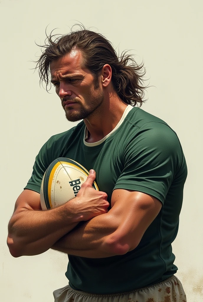 There is a man lying on a rugby field , with a ball , naked ,wet hairy bodies, medium shot of a handsome man, posing on the court , hairy chest and hairy body, hairy bodies, hairy body, very hairy bodies, hairy chest, cuerpo robusto y well-built, well-built, bare hairy chest, hairy chest, in the body of billy herrington, beautiful hairy, fluffy chest