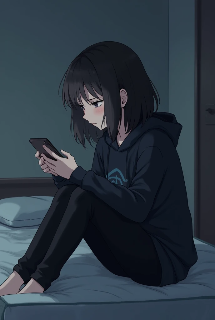 yukiyoshi mamizu,
1girl, backpack, backpack removed, hand in pocket, bag, black hoodie, black socks, bob cut, brown eyes, brown footwear, brown hair, cellphone, closed mouth, from side, holding, holding phone, hood, hood down, hoodie, looking at viewer, miniskirt, outdoors, phone, pleated skirt, shoes, sitting, skirt, smartphone, socks, solo, squatting, street, wall, alley, outdoors, night,
<lora:yukiyoshi_mamizu:0.7>