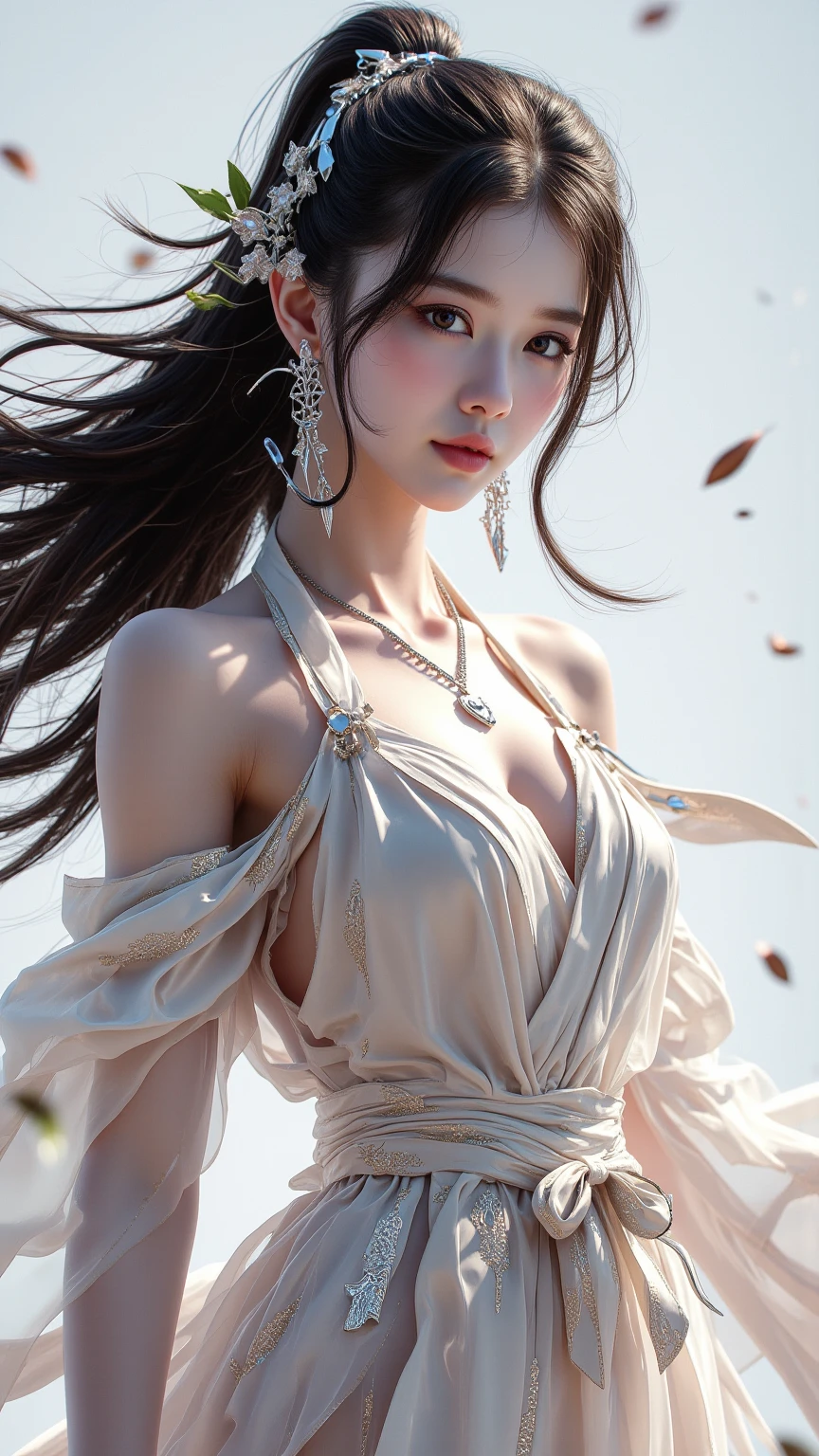 pace girl| standing alone on hill| centered| detailed gorgeous face| anime style| key visual| intricate detail| highly detailed| breathtaking| vibrant| panoramic| cinematic| Carne Griffiths| Conrad Roset| ghibli