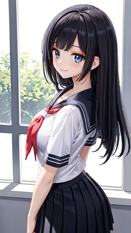 (Perfect hands, Perfect Anatomy:1.4), Satin Ruiko, (Hairstyle is a princess cut.:1.5),Black Hair, blue eyes,( Long Hair:1.3), hair ornaments, (1 white flower decoration:1.4),(tsurime:1.4), (Medium chest:1.4),(Broke up_lips:1.4),(:1.4),(Slender:1.4),
Blake Blue skirt, プリーツskirt, school uniformの配布は行っていない, , (White Sailor Suit), skirt, Summer clothes,(great joy:1.4),standing,
View your viewers,(View from below:1.1),(skirtが風になびく:1.4),(White panties:1.3),(Hair blowing in the wind:1.3),
(in house,Shabby room),
break (Tabletop:1.5),(Extremely accurate details,Ultra-high resolution:1.4),Highly detailed CG Unity 8k wallpaper,(Realistic,Photorealistic,超Realisticな:1.5),(curve,model,Glamour:1.5),Beautiful breasts,color_aberration,Beautiful detailed shadows,Beautiful Eyes,Beautiful body,Beautiful Skin,Beautiful Hands,(Aesthetic Anime Eyes:1.4), (Hairstyle is a princess cut.:1.5),
(figure:0.8), (Beautiful attention to detail:1.6), Highly detailed face, Perfect lighting, Highly detailed CG, (Perfect hands, Perfect Anatomy:1.4),