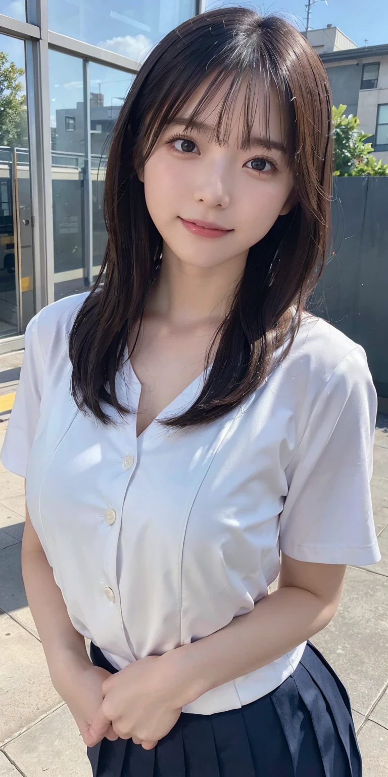 1girl,sexy pose,highest quality,masterpiece,illustration,super sensitive beautiful girl,CG,unity,8k wallpaper,35 year old female,Amazing,(beautiful tits),(beautiful dimples,detailed),masterpiece,official art,super detailed CG unity 8k wallpaper,incredibly absurd,huge file size,super detailed,high res,super detailed,beautiful girl,real,soft light,full frontal,daylight,outdoor,full body shot