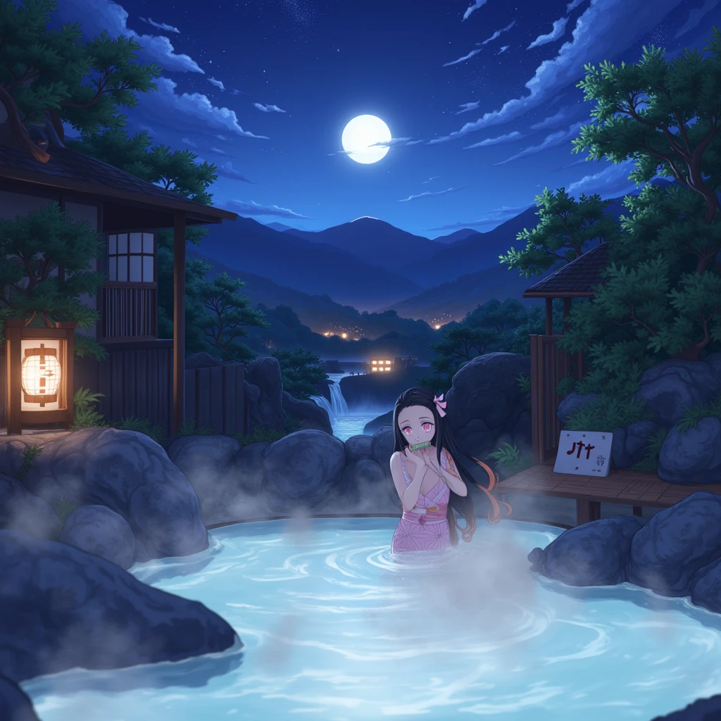 (masterpiece、Highest quality)、(Japan favelas、Old and dirty hot spring town)、(日本のUnsanitary and dim地下街、地下へ行く石のstage)、((Beautiful night view))、((Big bath、Underground hot spring facilities、石のstage))、(tits、Pussy、3+ Naked Girls、smile、fun)、((Unsanitary and dim))、Shady Red Light District、shaved ice、Sale of drinks、(stage、Everyone is having fun bathing)、smile、Happy schoolchildren、Perfect Anatomy