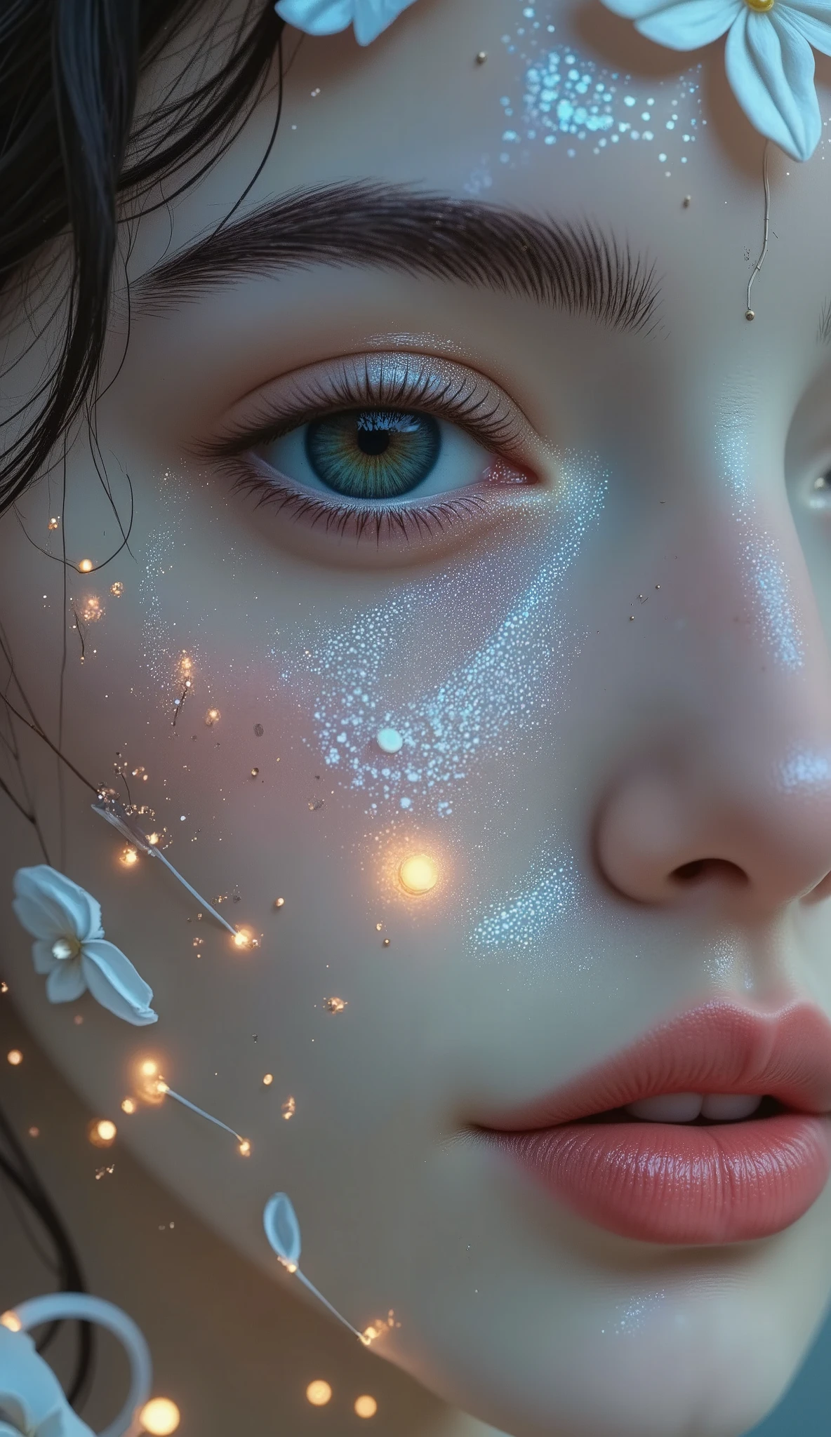  Close-up of a woman with white hair and a white mask,  beautiful figure painting , Guvitz, Guwiz style artwork, White haired god, Yang J, epic and fine character art ,  Impressive character art , Fan Qi, Wu Jun Shifan, guwiz in pixiv art station , (  Not suitable for work : 1.0), chiaroscuro, cinematic lighting, Fujicolor, UHD, Retina, masterpiece, Accurate, Anatomically correct, textured skin, Super detail, high details, high quality,  award winning ,  best quality , highres, 1080P, HD, 16K