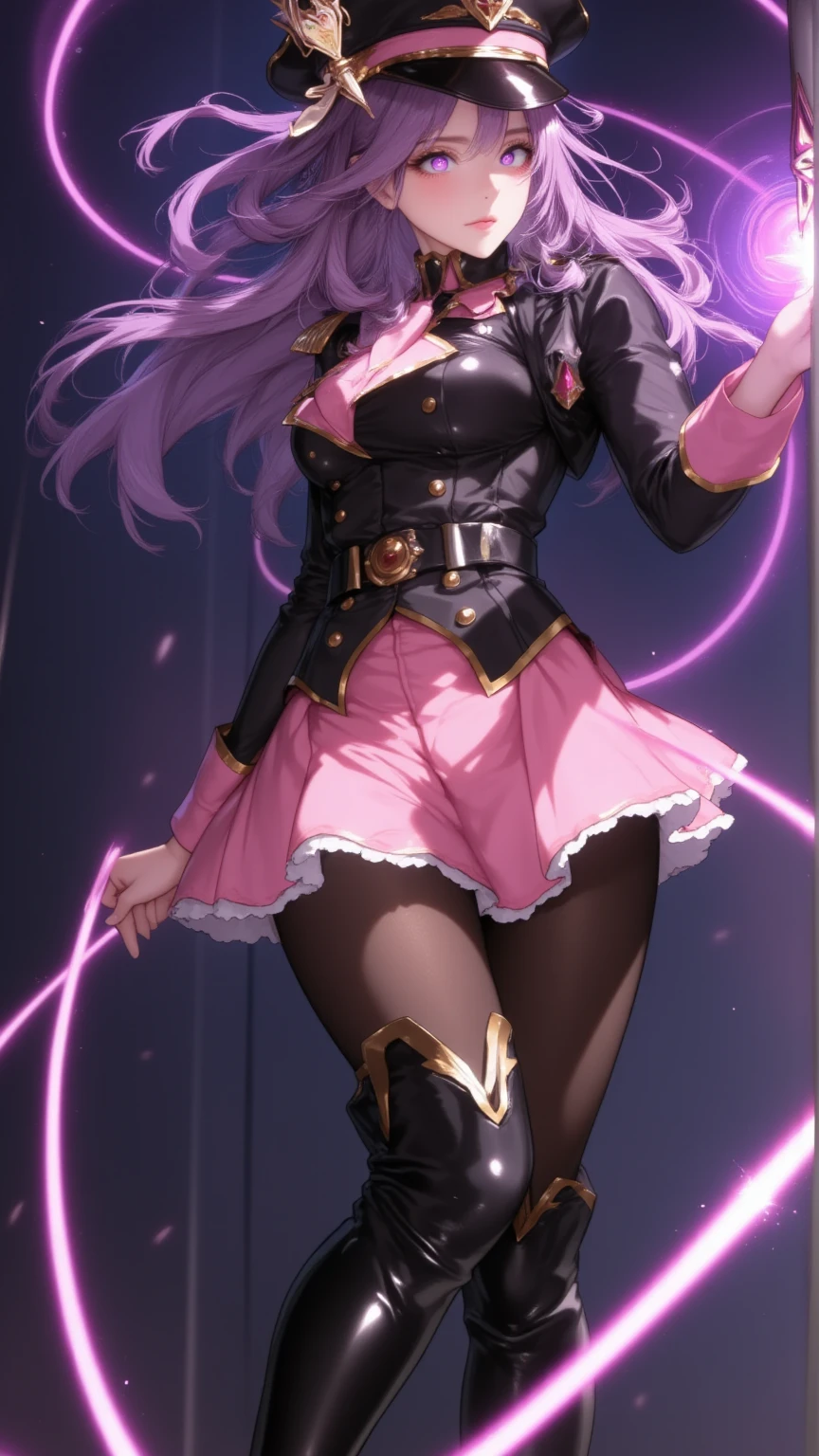 Keqing,Wearing a white jersey,Double screw bun,Deep purple double ponytail,long whitr hair,Fuchsia diamond-shaped pupil,Shooting,,4k