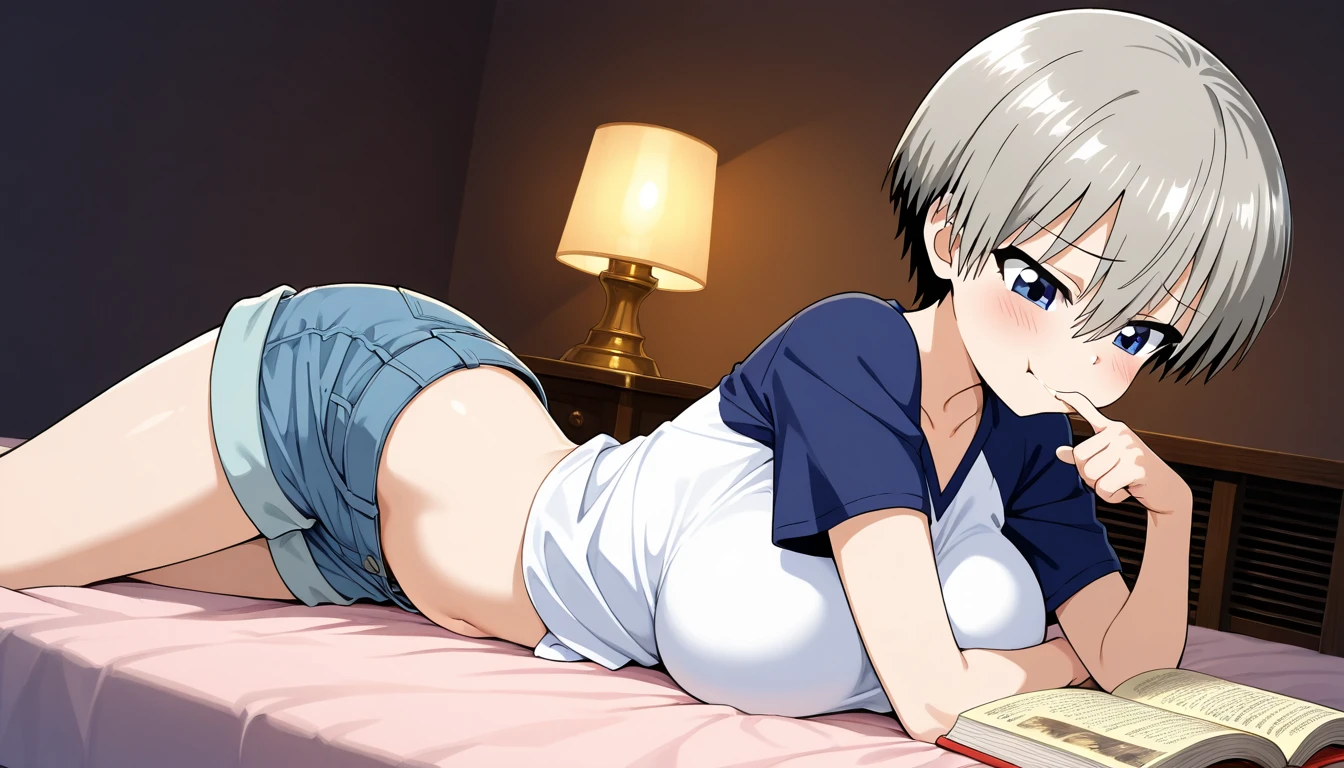 (((pixel-perfect, detail-perfect))), solo, 1girl, anastasia, sweater, jewelry, :o, sad eyebrows, (without clothes:1.9), (girl rides on top of guy perfectly:1.3), (cum herself on ass:1.9), (girl having sex:1.9), looking at viewer, bedroom