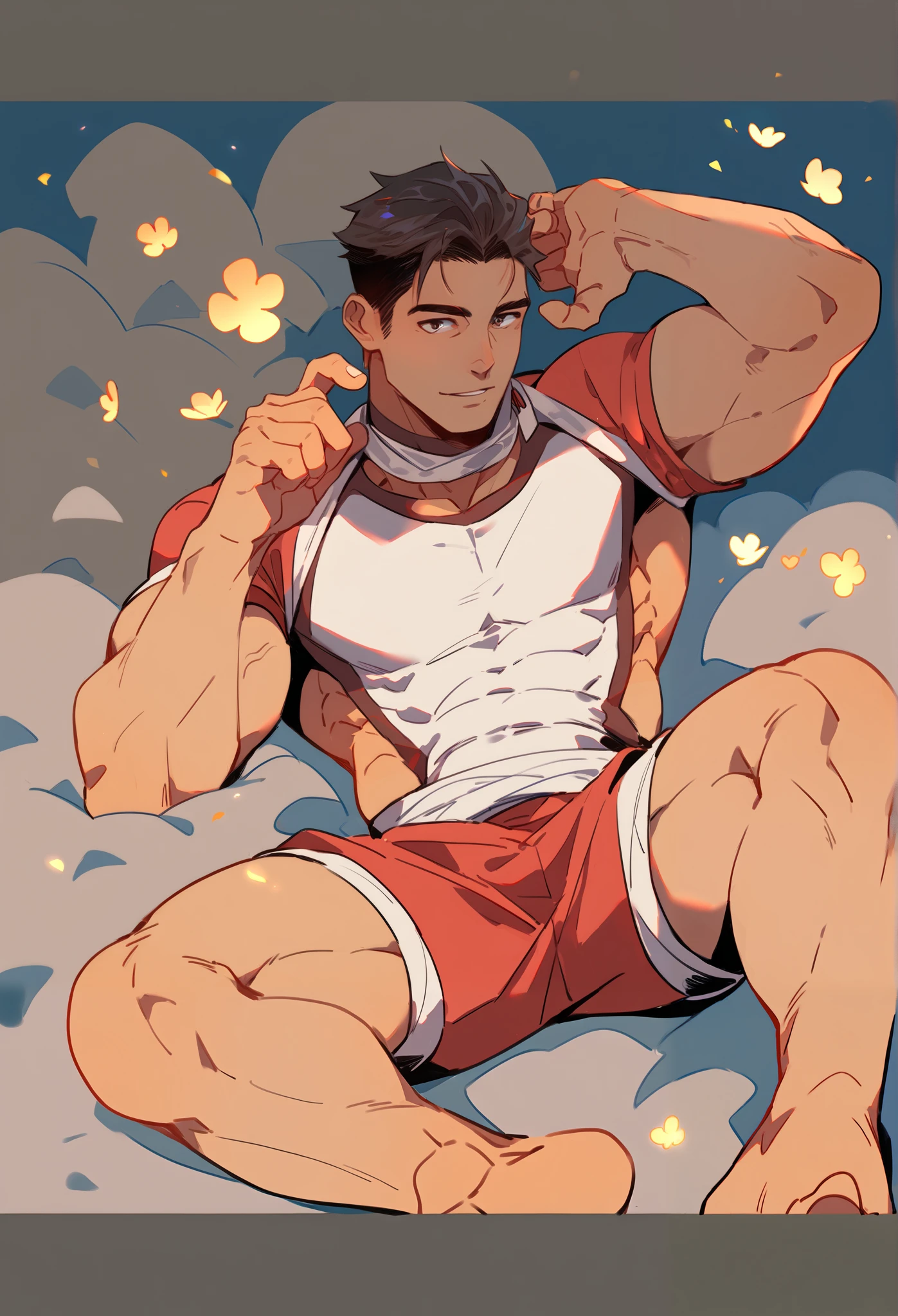 anime characters

Asian  man, male character, manliness, bara style, daddy man, muscular, short asian hairstyle, ninja outfit, sensual design outfit, green and purple color outfit design


Full body shot, full body design