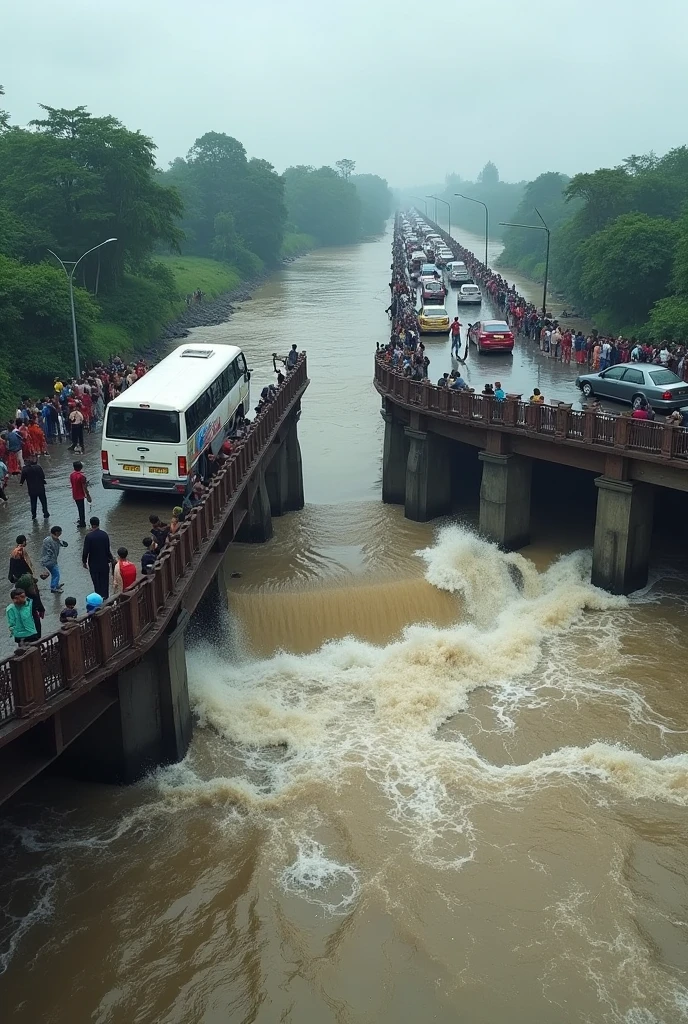 Experience the future of transportation in Delhi, where metro trains effortlessly glide above water-submerged streets. Our innovative system, proven even in the heaviest downpours, eradicates traffic congestion and waterlogged roads. High-definition cameras record every moment with exceptional hyper-realistic clarity, highlighting this engineering masterpiece that has transformed Delhi's landscape. Board these trains and enjoy uninterrupted travel like never before, captured in a 5:4 ratio:

((futurístico)), ((high-tech)), ((avanzado)), ((revolucionario)), ((del futuro)), ((del siglo 21)), ((Delhi Metro)), ((inundaciones)),