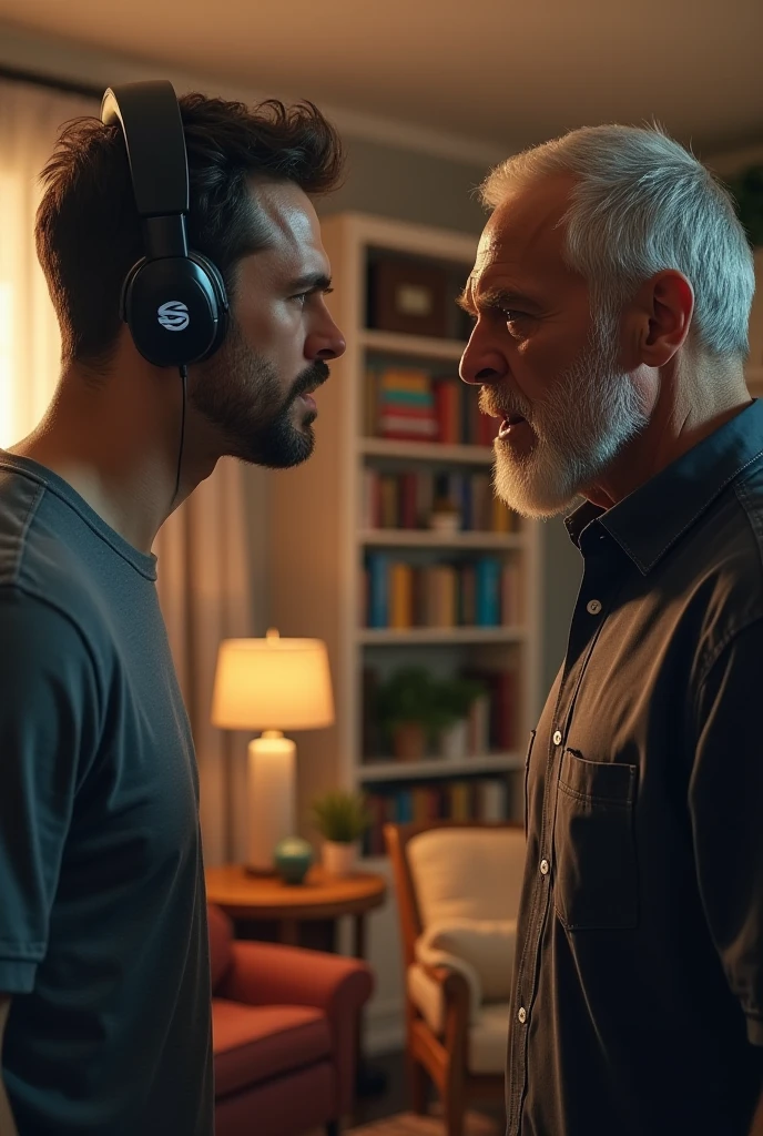 Imagem de um pai ou mentor conversando com seu filho ou aluno, transmitindo ensinamentos e sabedoria.