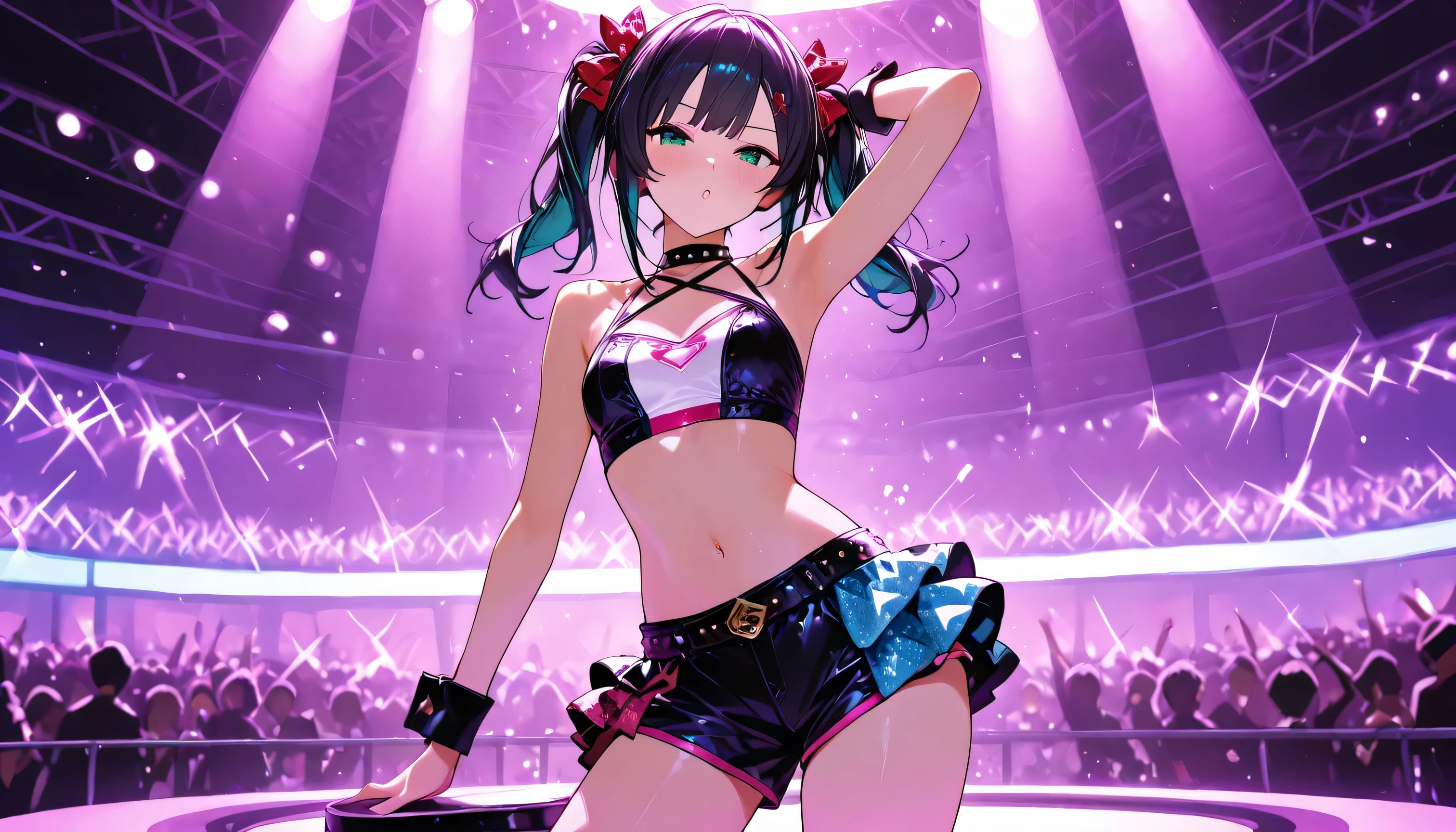 16k,Super fine,masterpiece,best quality,Hip hop idols dancing twerking