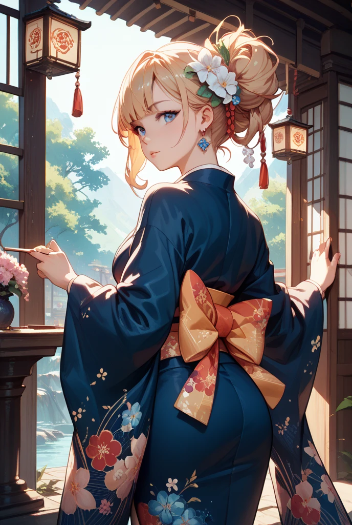 Official art using high-quality hand-drawn watercolor sketch techniques. (best quality,4k,8k,highres,masterpiece:1.2),ultra-detailed,beautiful detailed eyes,A girl with beautiful eyes, everyone, beautiful anime girl, cute anime girl, smooth anime art, anime style, elegant colors, soft lighting, delicate beautiful wet eyes, very coquettish, (beautiful large breast:1.2), (correct hands:1.2),