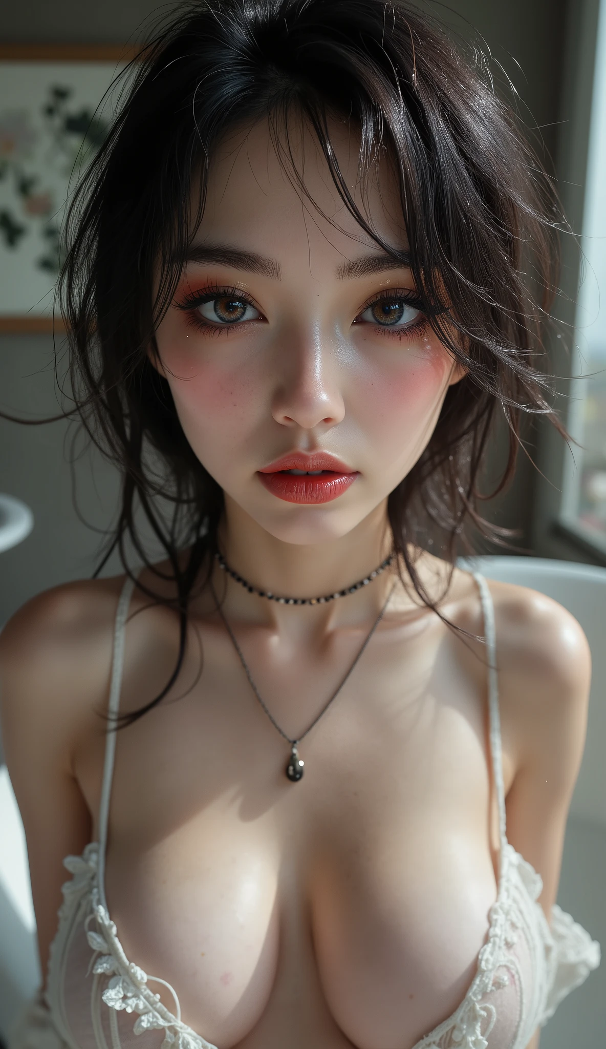 ((The most beautiful obscene mom in Japan))、((sexly))((Sex Education Mom))((Obscene and sexy mom))、((Big breasts that are bigger than her face and tend to sag a little))、((Very soft breasts when massaged))、((Smooth Bob Hair))((Wearing a lewd shiny micro bikini))((Glamour and perfect body))、((A cute, childlike face with a pure and sexy expression))、((A motherly face))、((Sweaty body))((Tears and sexy eyes))、((Bask in the sunlight))、((Beach background))((Mom is full of sex appeal in every way))、((Sweat makes the skin oily and shiny.))、((Realistic mommy boobs))、((Sweaty, shiny skin))、((The world&#39;s most sexy body))((Obscene and sexy photos))、((Sweat is running down her cleavage))、((Protruding chest))、((Plumplung))((Huge breasts that make you want to suck them))、((Huge breasts that make you want to squeeze them))、((Staring at the camera with a shy and confused look))、((The shape of the female genitalia is clearly visible))