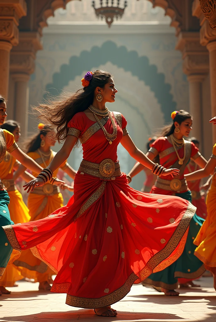 A indian dancing in song 
