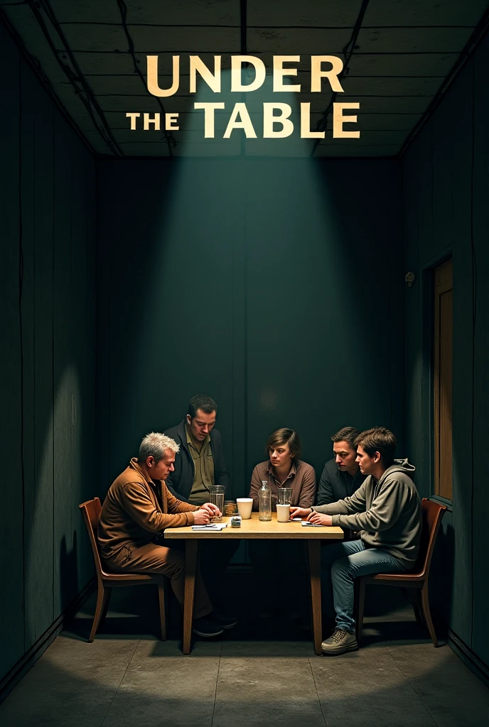 ناس تعيش Under the table is مسرحية بعنوان تحت الترابيزة "Under the table is " I want pictures that describe the title