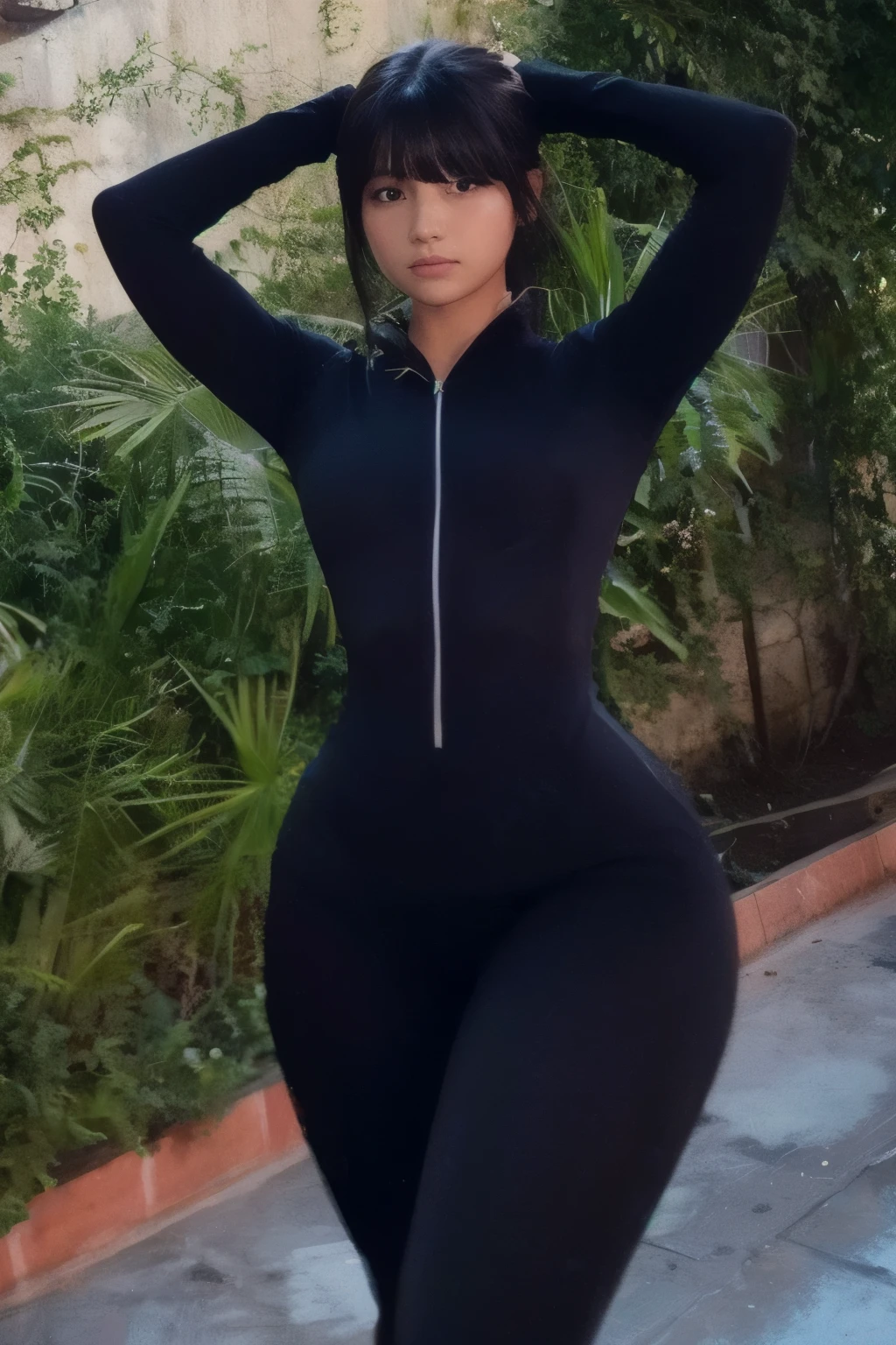 ,obra maestra, Mejor calidad, fotorrealista, YujiaSuit, Sujetador deportivo de yoga, yoga pantalones, 1 chica, Solo, , Pelota de yoga, pantalones, mirando al espectador, Sonrisa, Sujetador deportivo verde, Fondo simple, , Diafragma, pelo largo, senos, green pantalones, Ropa de deporte, Camiseta sin mangas, parte superior del cuerpo,Cabello gren,ojos verdes