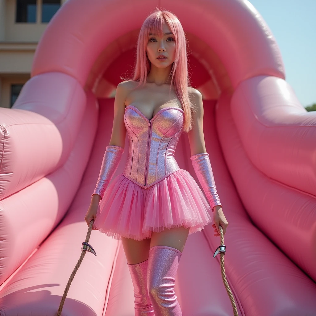 (8K, top-quality, masterpiece:1.2), (realistic, photorealistic:1.37), (super detailed), (one girl), (highly detailed), (beautifully detailed eyes), (of the highest quality), (masterpiece), (detailed face), (20yr old), (pink hair, long hair), (medium breasts), (clothed), (perfect lighting), BREAK, (upper body to knees:1.3), (wavy pink long hair:1.4), (smile:1.2), (bright oasis background:1.2), (even lighting:1.5), (wet:1.3), BREAK, (pink glossy bodysuit:1.5), (gold dragon patterns:1.4), (high-neck:1.3), (slim fit silhouette:1.5), (ankle boots:1.4), (platinum choker and ring set:1.2), {{{sad}}}, {{big breast}}, {{{{{nsfw}}}}}, {{{{spread her legs}}}}, {{{{{{{penis in her pussy}}}}}, {{{{show me her pussy:1.2}}}}, {{{{{after sex:1.1}}}}}, {{{{large penis:1.5}}}}, {{{{large cock}}}}