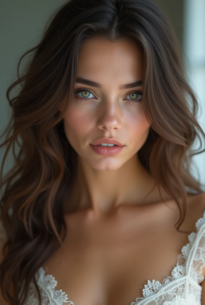instagram influencer, russian 20 years old supermodel, hot, hot body, portrait close up, blue eyes, long hair, too femmenine, medium breast size, 8k, hyper realistic, photography, hdr,
